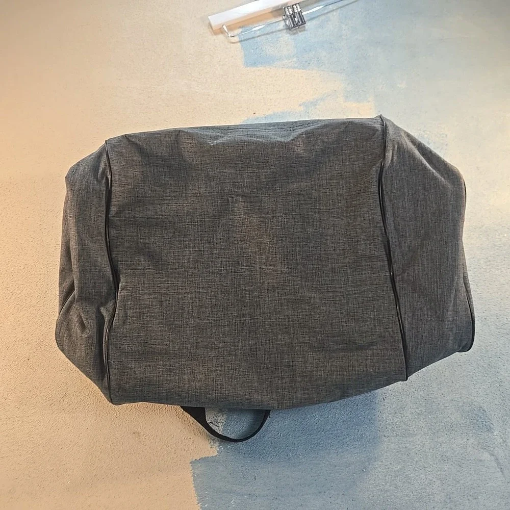 NRA Duffel Gym Bag National Rifle Association‎ Grey Heather Canvas Mesh Carry-On